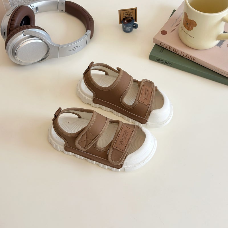 Boys Sandals 2025 Soft Sole Anti-Collision Girls Baotou Shoes Fashion Casual Non-Slip Children'S Beach Shoes - Image 1