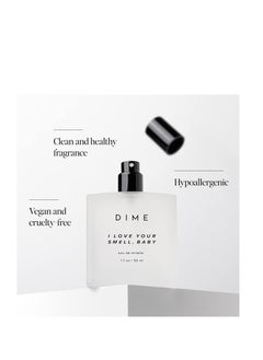 DIME DIME Beauty Perfume I Love Your Smell, Baby, Sweet Floral Scent, Hypoallergenic, Clean Perfume, Eau de Toilette For Women, 1.7 oz / 50 ml  - Image 4