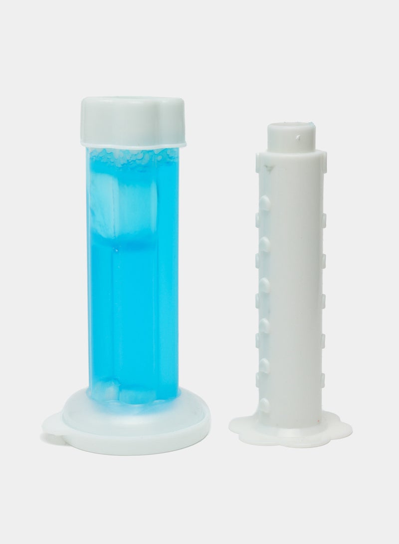 Fresh Toilet Gel - Original with Refreshing Flower Seal, Eliminates Limescale Build-Up and Stains, Air Freshener Effect Sea - Image 1