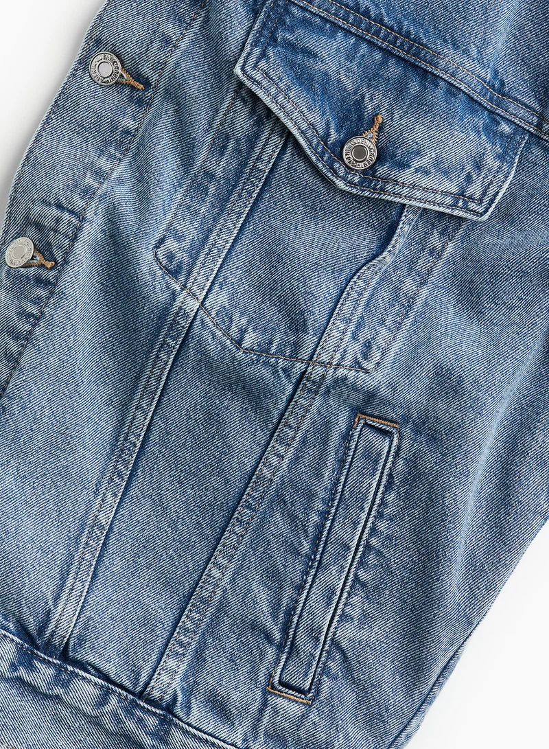 اتش اند ام Oversized Denim Jacket