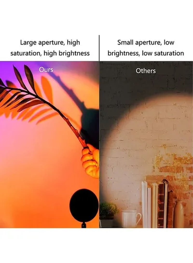 Rabos 15 Colors Portable Modern Style Antique Designed Sunset Projection Light Lamp Multicolour - Image 3
