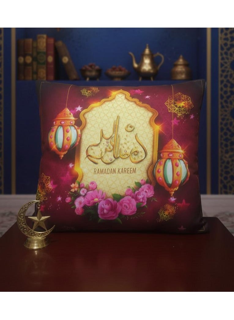2 Ramadan cushions, pillowcases, large Ramadan pillows in various designs. Size: 45*45 cm - Image 1