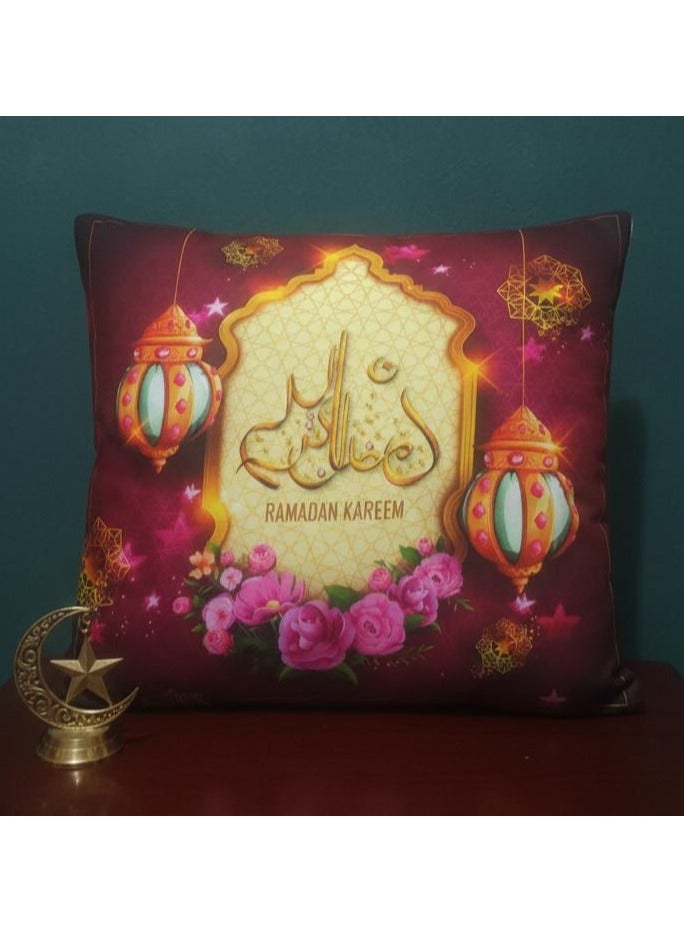 2 Ramadan cushions, pillowcases, large Ramadan pillows in various designs. Size: 45*45 cm - Image 2
