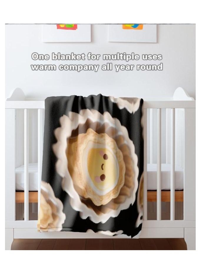 عام بطانية رقيقة من الفانيلا (دافئة ومريحة، ومناسبة للنوم واستخدام الألعاب وإزالة الغبار ومقاومة للرمل) 150 سم * 200 سم - 77 - Image 3