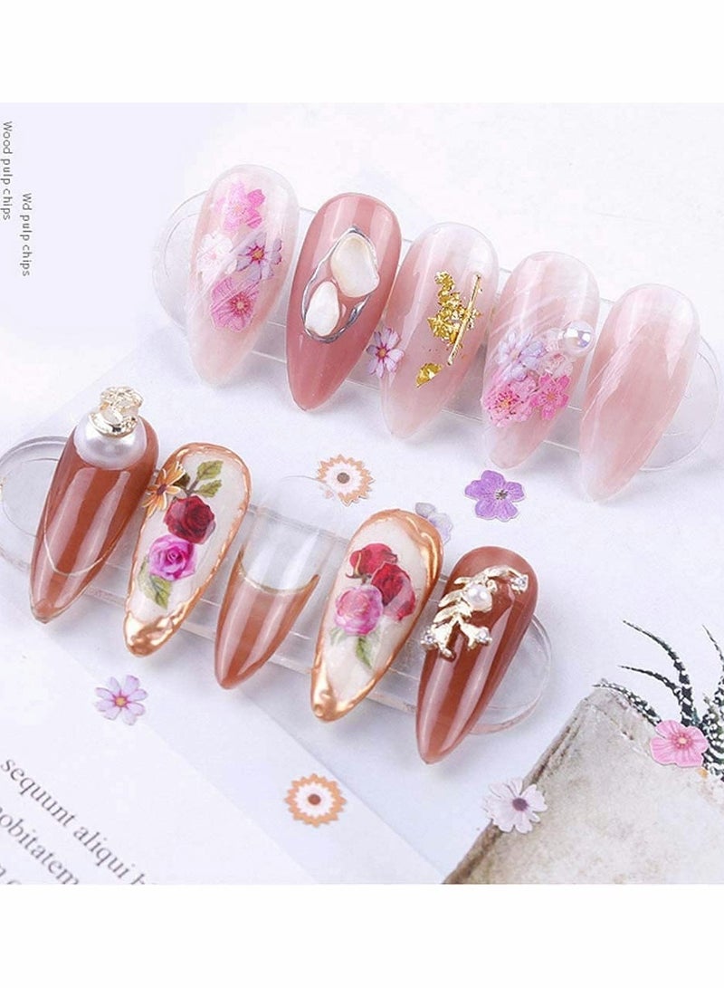 KASTWAVE 6 Boxes Pcs Small Floral Flower Pattern Nail Decals(about 300), Accessories for DIY Craft - Image 3