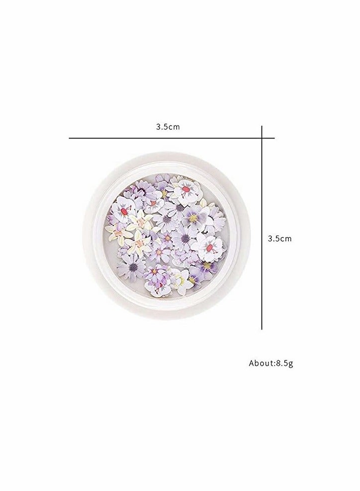 KASTWAVE 6 Boxes Pcs Small Floral Flower Pattern Nail Decals(about 300), Accessories for DIY Craft - Image 5