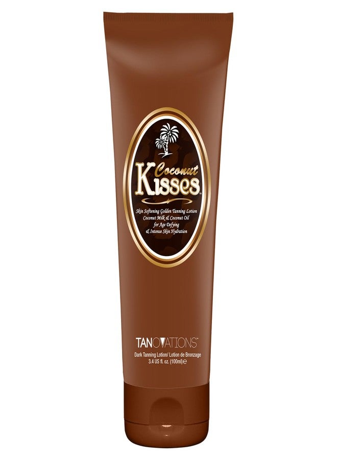 Ed Hardy Coconut Kisses Golden Tanning Lotion Cruelty Free, Gluten Free, Mineral Oil Free, DHA Free for All skin type, 3.4 oz - Image 1