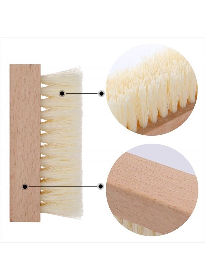 LoveBB 4 Pack Wooden Nail Brush, Non-Slip Fingernail Hand Scrub Brush Cleaning Nail Brush for Nails and Toes - Image 3