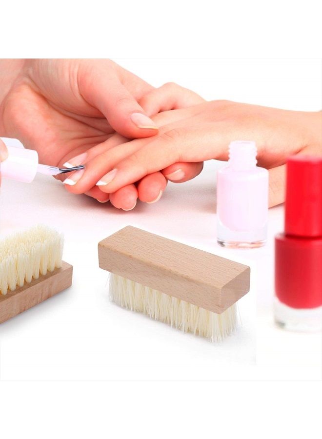 LoveBB 4 Pack Wooden Nail Brush, Non-Slip Fingernail Hand Scrub Brush Cleaning Nail Brush for Nails and Toes - Image 5