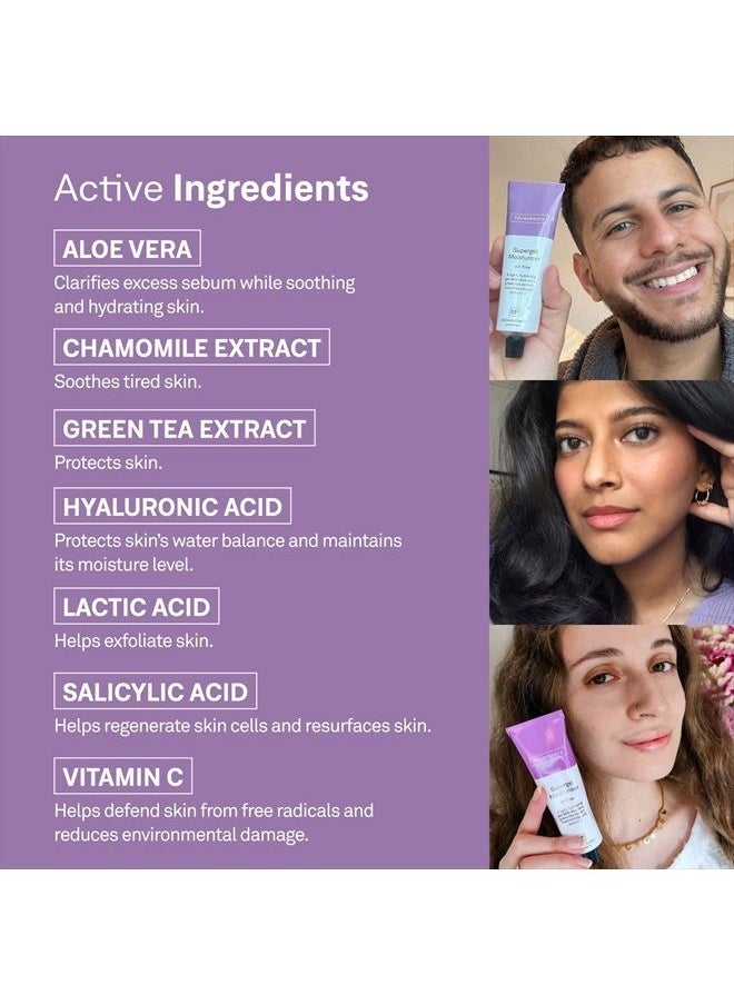 facetheory - Supergel Moisturizer M3 - Oil Free Face Gel Moisturizer, Hydrate and Protect Skin, Acne Face Moisturizer, Made With Aloe Vera and Niacinamide | 1.69 Fl Oz - Image 1
