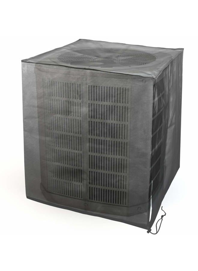 Luxiv Full Mesh Central Air Conditioner Cover, All Seasons Mesh Air Conditioner Leaf Guard AC Cover for Outdoor Central Ac (31.5 x 31.5 x 35.5) - Image 1