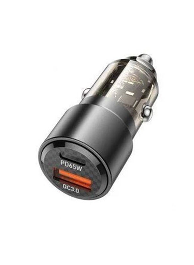 بوروفون BZ24 منفذ واحد ذكي PD20W Type-C إلى Type-C مع كابل نايلون 3 في 1 - Image 4