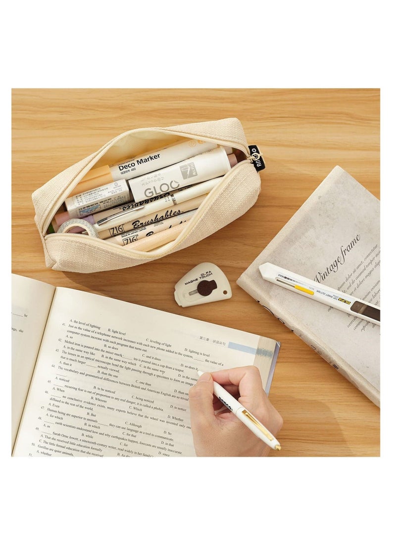 Small Pencil Case Beige  - Image 2