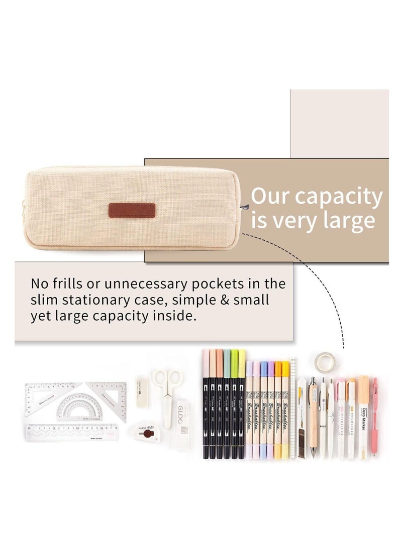 Small Pencil Case Beige  - Image 4