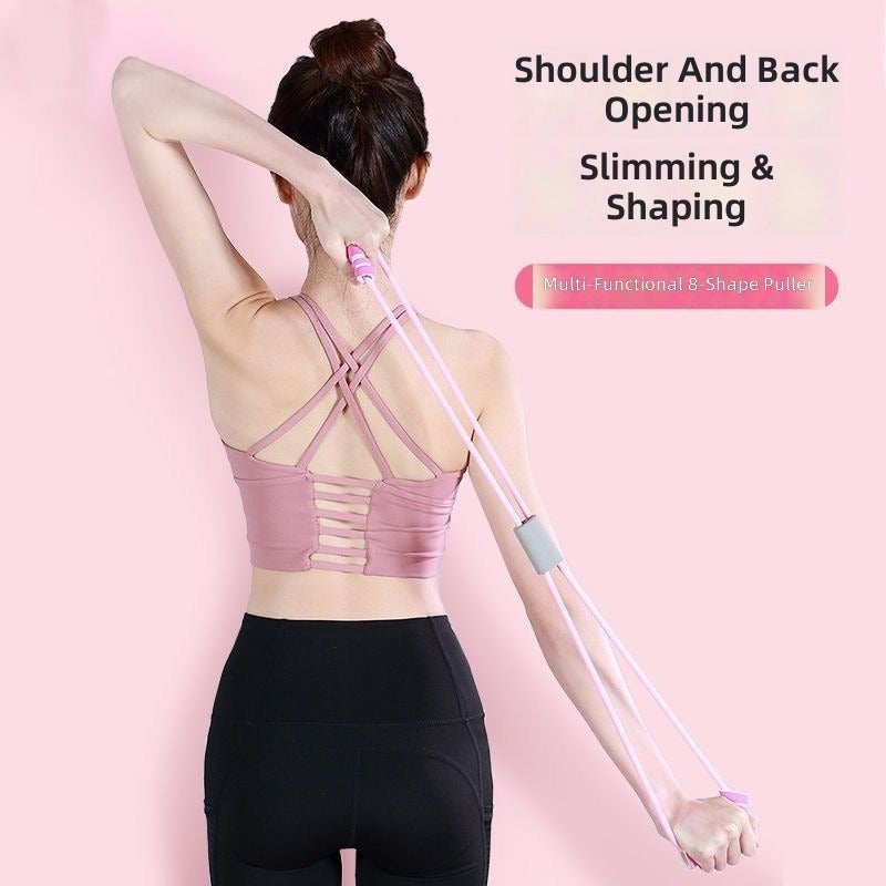 Purejoy 8-Shaped Pull-Up Trainer for Back, Shoulder & Neck - Home Fitness Equipment