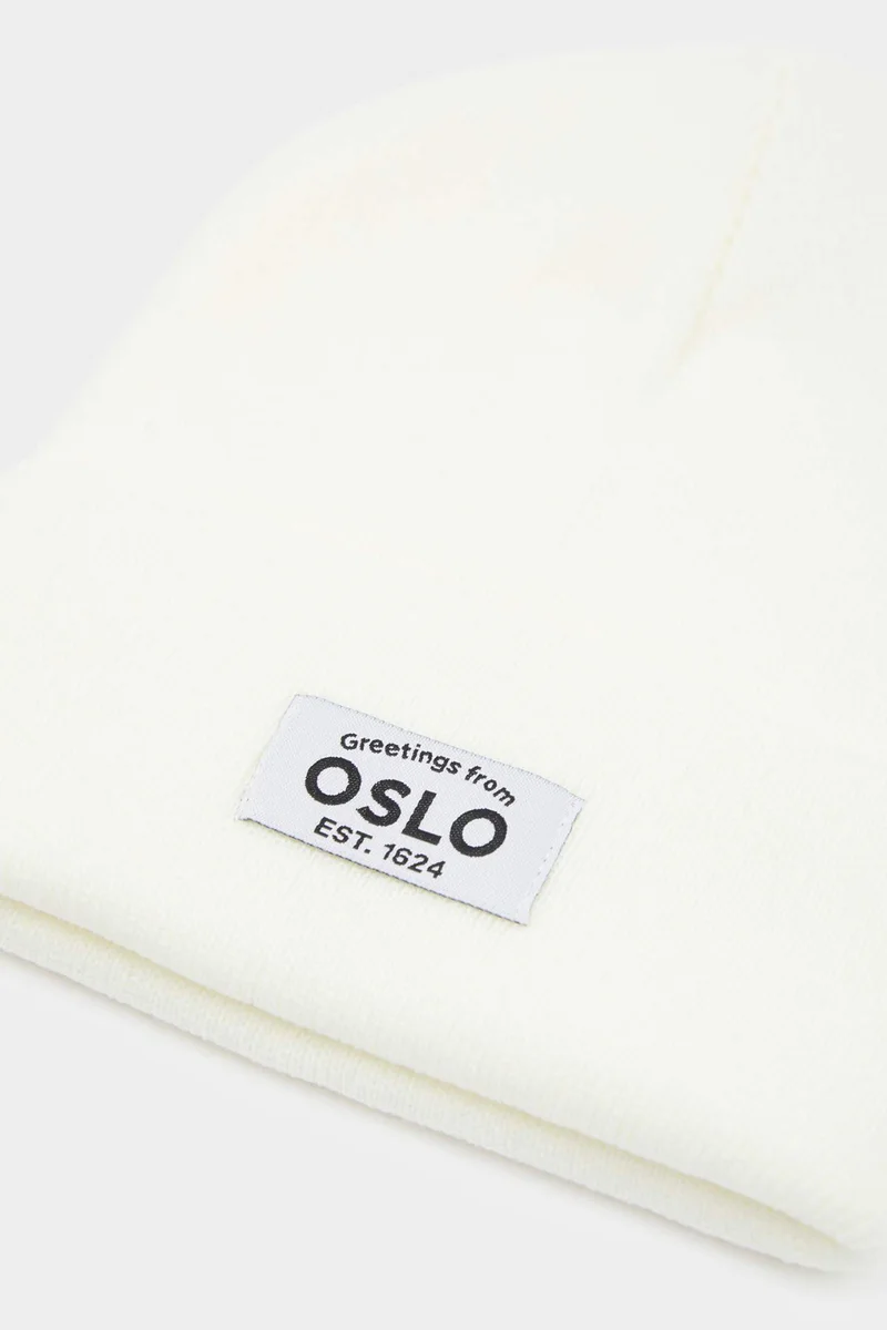 Defacto  Woman Woven Label Beanie for Women | Best Price UAE