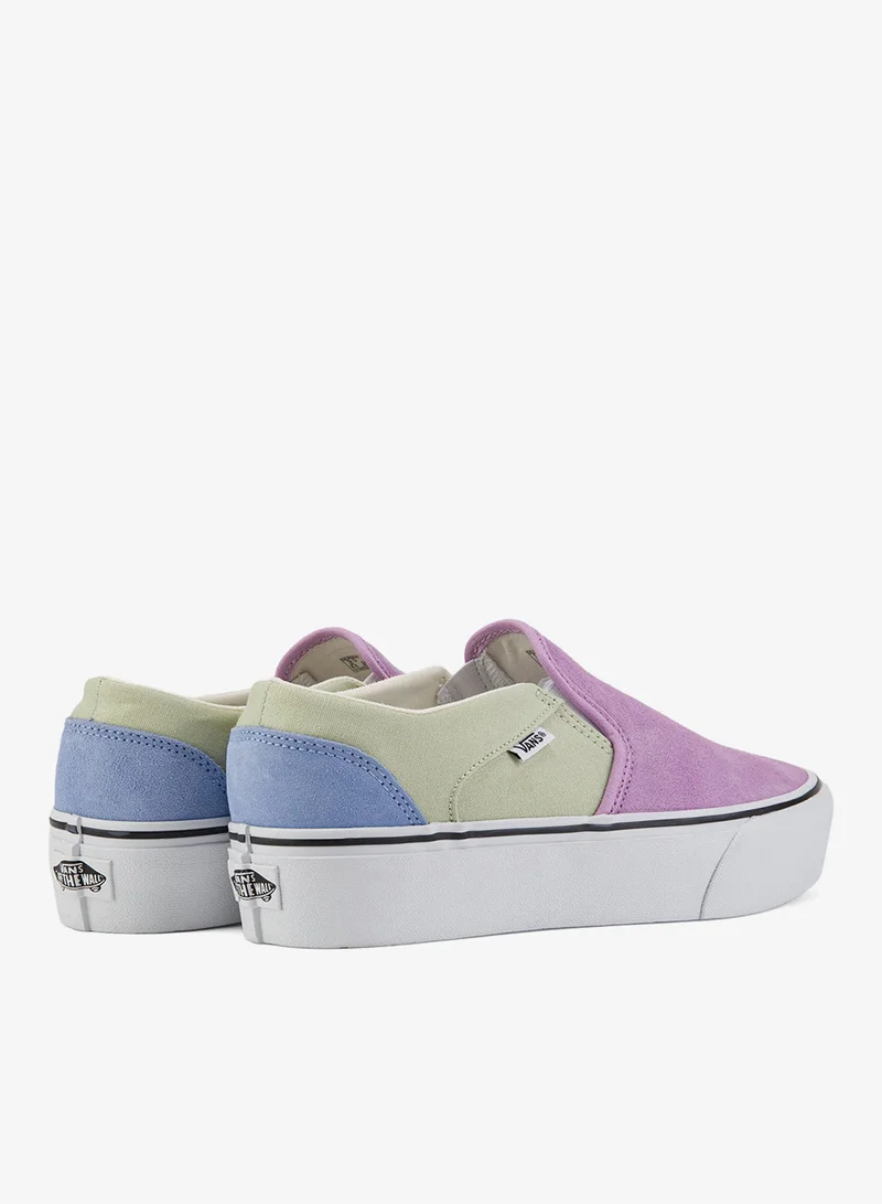 VANS Women's Asher Platform Slip-On Shoes