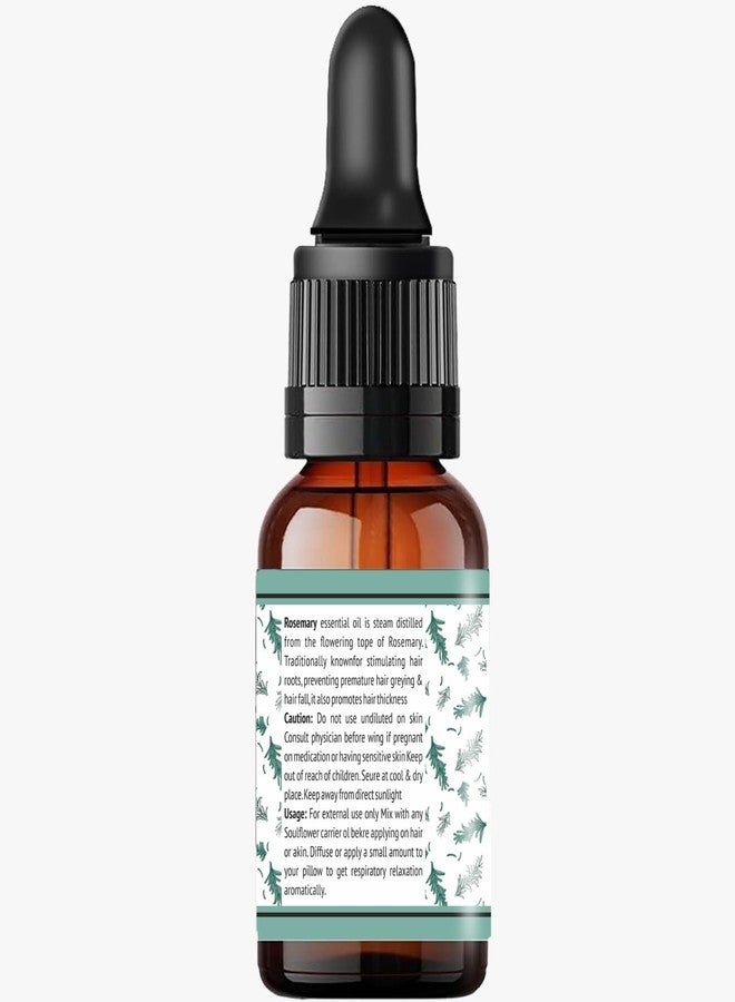 أورجانيك زيت إكليل الجبل العضوي الأساسي لنمو الشعر، والتحكم في تساقطه، وتغذيته، والعناية بالبشرة | نقي 100%، طبيعي | 15 مل - Image 2