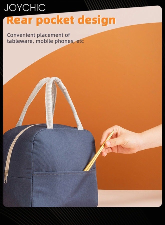 Joychic Lovely Cartoon Design Portable Lunch Bag Water and Oil Proof  Food Insulation Bag with Handle Strap for  School Office Work Travel Outdoor - Image 5