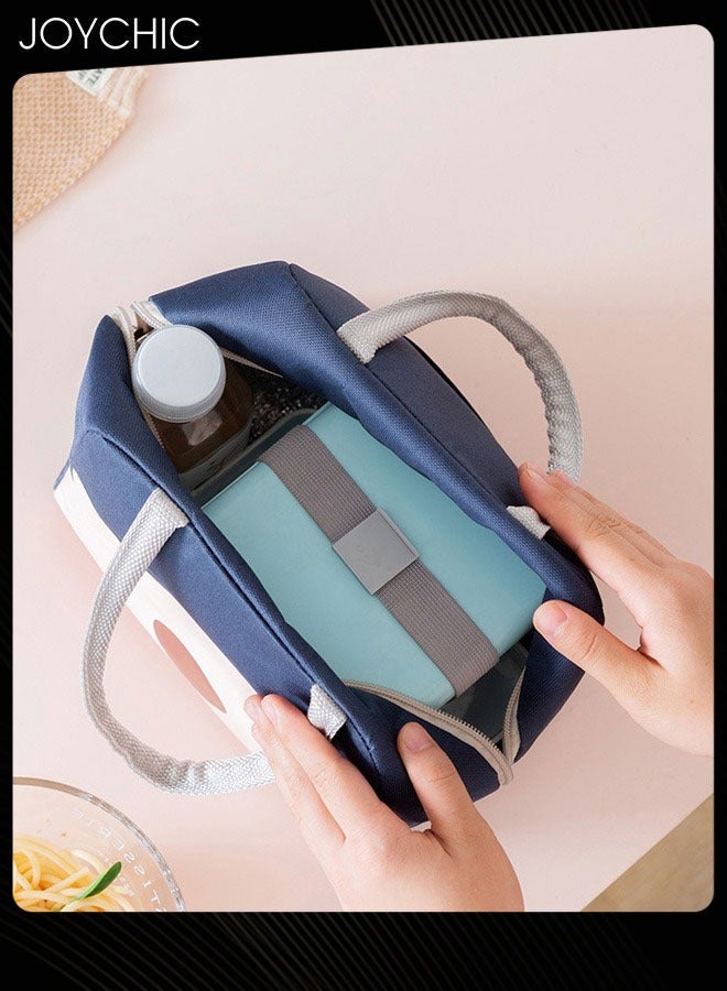Joychic Lovely Cartoon Design Portable Lunch Bag Water and Oil Proof  Food Insulation Bag with Handle Strap for  School Office Work Travel Outdoor - Image 4