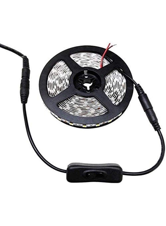TronicsPros 4pcs 30cm Black DC Power Switch Cable, LED Strip Light Inline On/Off Switch, DC Jack (5.5x2.1mm) Male to Female Connector, Compatible with LED Strip, CCTV, Car Monitors - Image 4