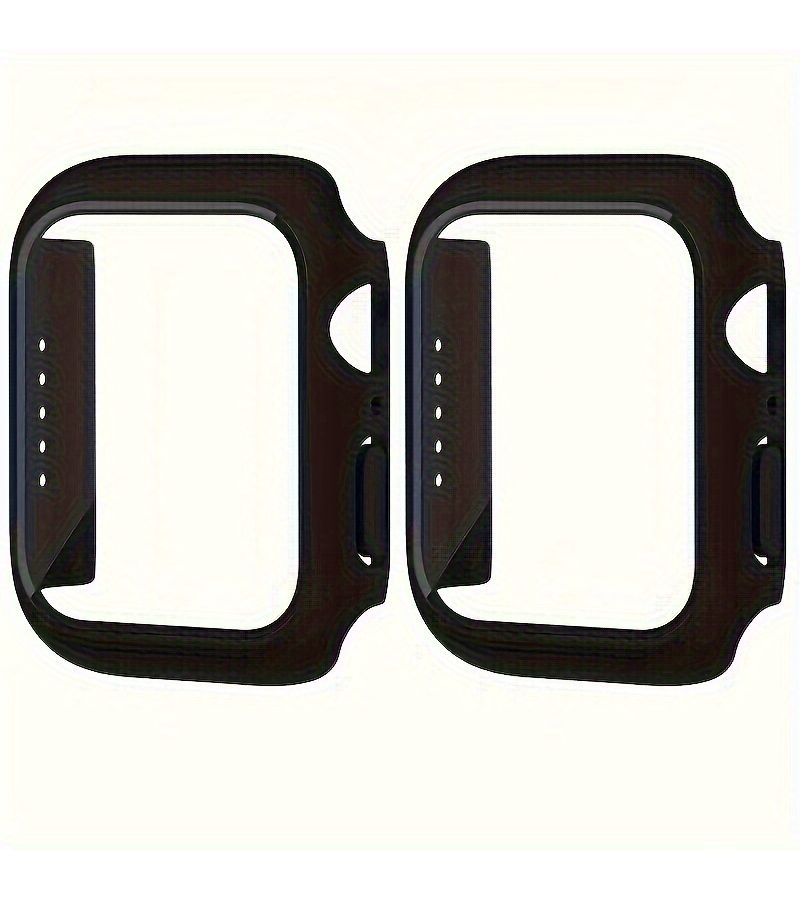 Black Watch Case With Screen Protector Compatible With Apple Watch 40mm Series 4 5 6 - Image 2