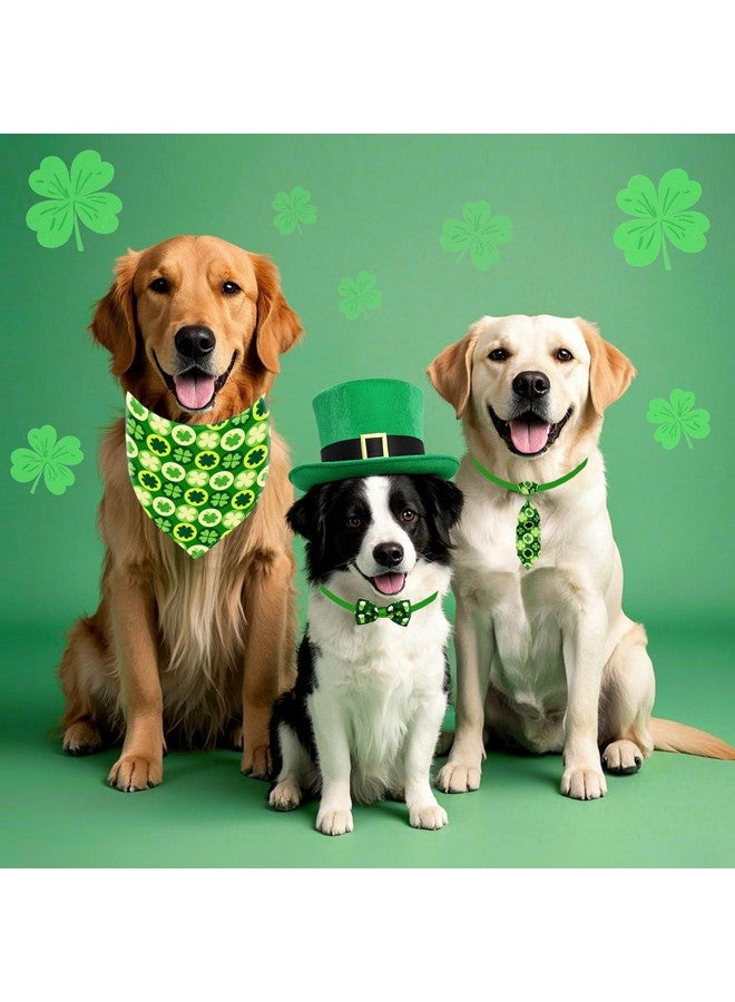 مجموعة مناديل الكلاب الخضراء من Enmaiys، منديل كلاب أخضر، وشاح صيفي ربيعي مثلث قابل للعكس، ربطة عنق على شكل فراشة للأولاد والبنات، قماش متين للكلاب الصغيرة والمتوسطة الحجم لمحبي بوسطن سيلتيكس - Image 2