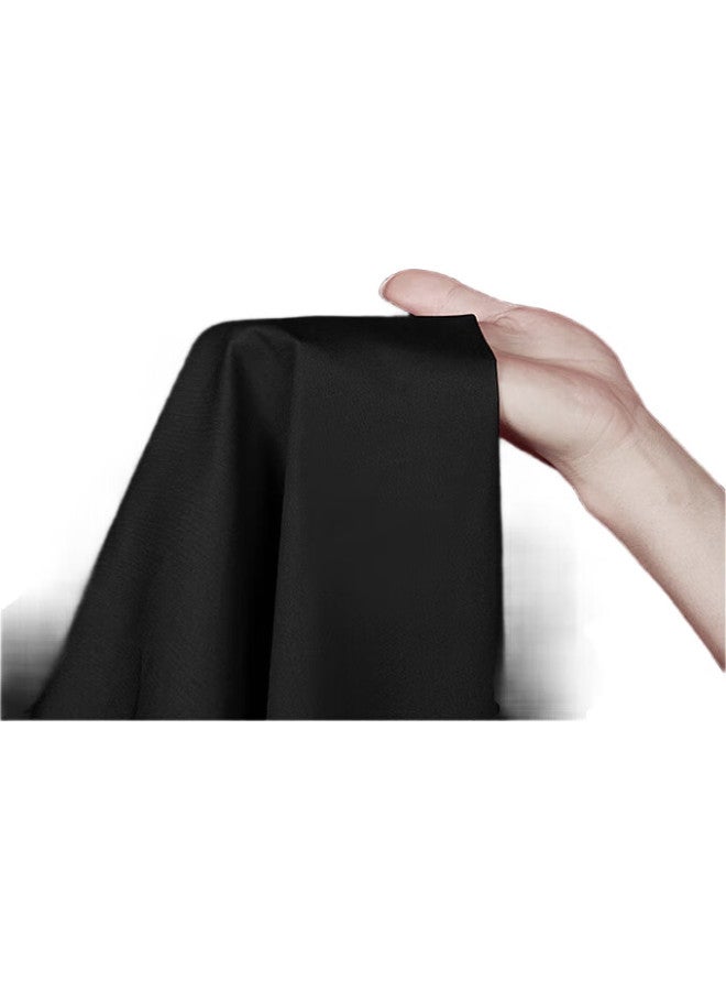 Youfes Yangfeisi Yc1B Professional Black Chroma Key Fabric, Thickened Solid Color Green Backdrop Cloth, Film And Photography Fabric, Portable Shooting Tiktok Recording Video Backdrop, 3*2 Meters - Image 1