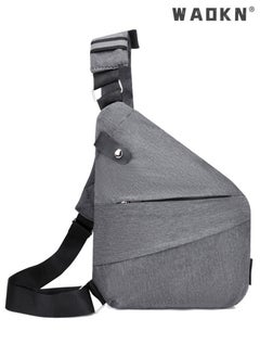 WAOKN Sling Bags Mens Lightweight Crossbody,Adjustable Straps Crossbody Bag,  Men Chest Bag Anti Theft Water-Resistant Crossbody Bag Classic Design Shoulder Bag, for Outdoor Activities Travel, Camping  - Image 1