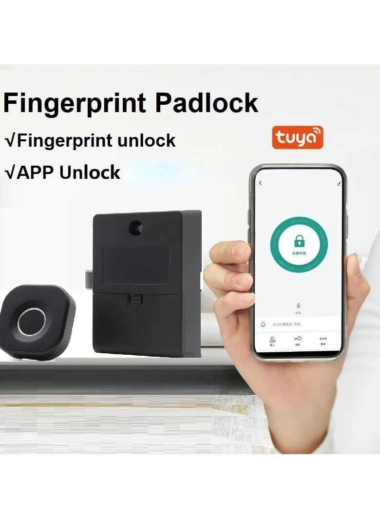 TUYA Smart Electronic Fingerprint Cabinet Drawer and Furniture Lock - Image 1