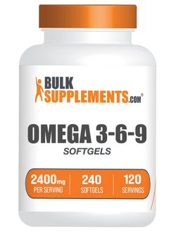 BULKSUPPLEMENTS.COM Omega 369 Softgels Triple Omega Supplement With Omega 6  9 Fish Oil Omega 3 Omega 3 Supplement 2 Omega 369 Softgels Per Serving Omega 369 Pills 240 Softgels  - Image 1