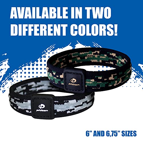Phiten X30 Digital Camo Titanium Bracelet - Sport Bracelet Permeated with X30 Aqua-Titanium Technology for Alternative Healing - Power Elastomer Core with Micro Titanium Spheres - Woodland, 6 Inch - Image 5