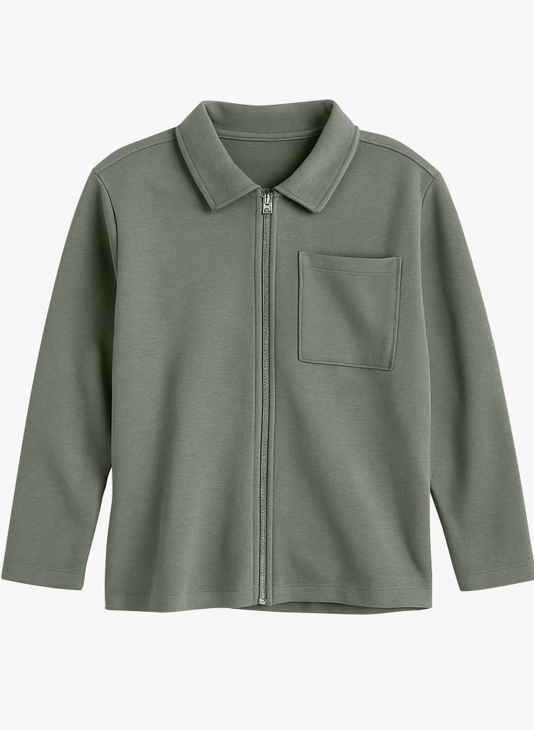 victor and jane Boys’ Utility Jacket & Jogger Set – Lt Olive - Image 3