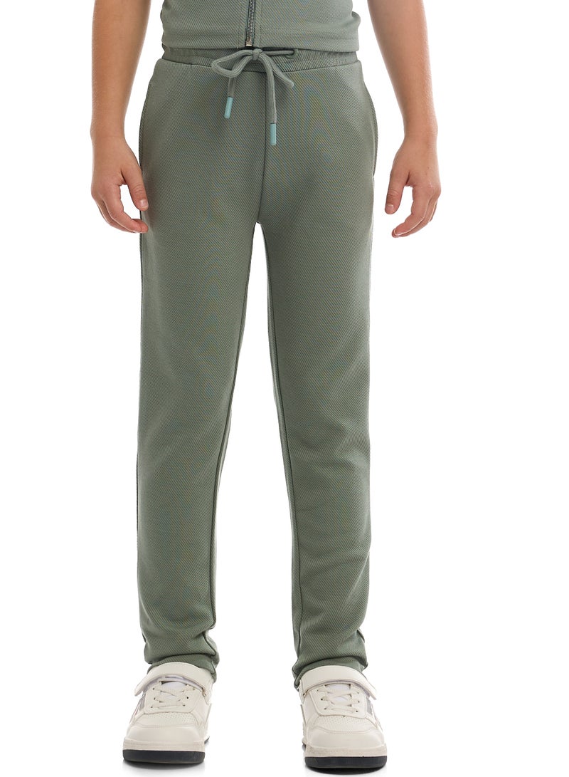 victor and jane Boys’ Utility Jacket & Jogger Set – Lt Olive - Image 4