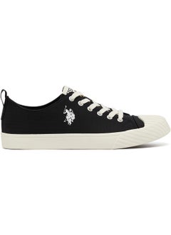 U.S. Polo Assn. Men's Black Low-Top Canvas Sneakers - Iconic Branding for a Clean Look  - Image 1