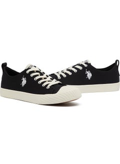 U.S. Polo Assn. Men's Black Low-Top Canvas Sneakers - Iconic Branding for a Clean Look  - Image 3