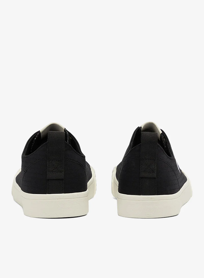 U.S. Polo Assn. Black Men's Black Low-Top Canvas Sneakers - Iconic Branding for a Clean Look Shoes for Men | Best Price UAE