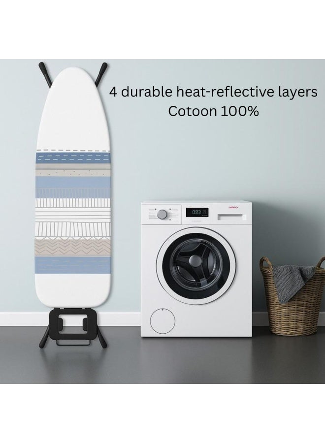 Rayen ⭐ Rayen Original Spanish Ironing Board Cover – Size 110–126 × 30–40 cm – Premium Multi-Layer Materials for Faster & Easier Ironing - Image 3