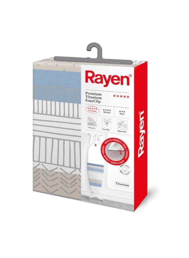 Rayen ⭐ Rayen Original Spanish Ironing Board Cover – Size 110–126 × 30–40 cm – Premium Multi-Layer Materials for Faster & Easier Ironing - Image 4