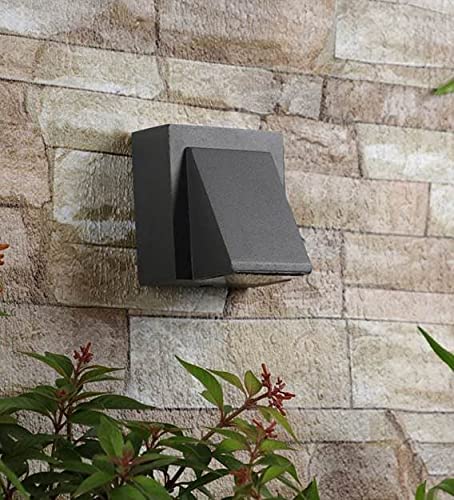 blissbells Modern Black LED Wall Light | Downlight Wall Sconce for Living Room, Bedroom, Staircase & Outdoor Use | Warm White Decorative Wall Lamp - Image 1
