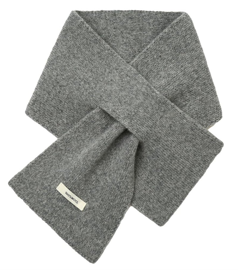 Caistre Womenâ€™s Solid Color Knit Scarfs 2025 Lightweight Short Cashmere Feel Scarf Soft Winter Neck Wraps Accessory - Image 1