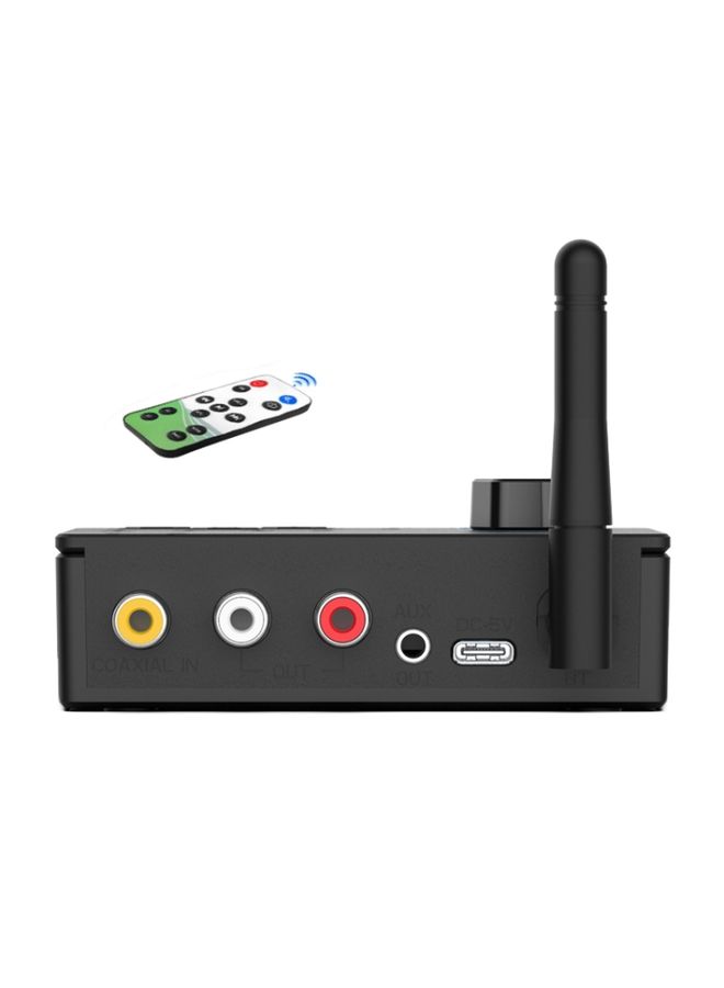 BURAQ Bluetooth 5.4 Receiver Digital To Analog Card U Disk Converter Adapter With Remote Control(Coaxial Conversion)  - Image 1