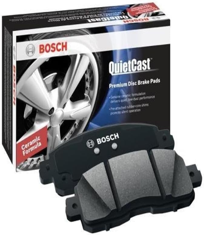 BOSCH BOSCH BC932 QuietCast Premium Ceramic Disc Brake Pad Set - Rear ...
