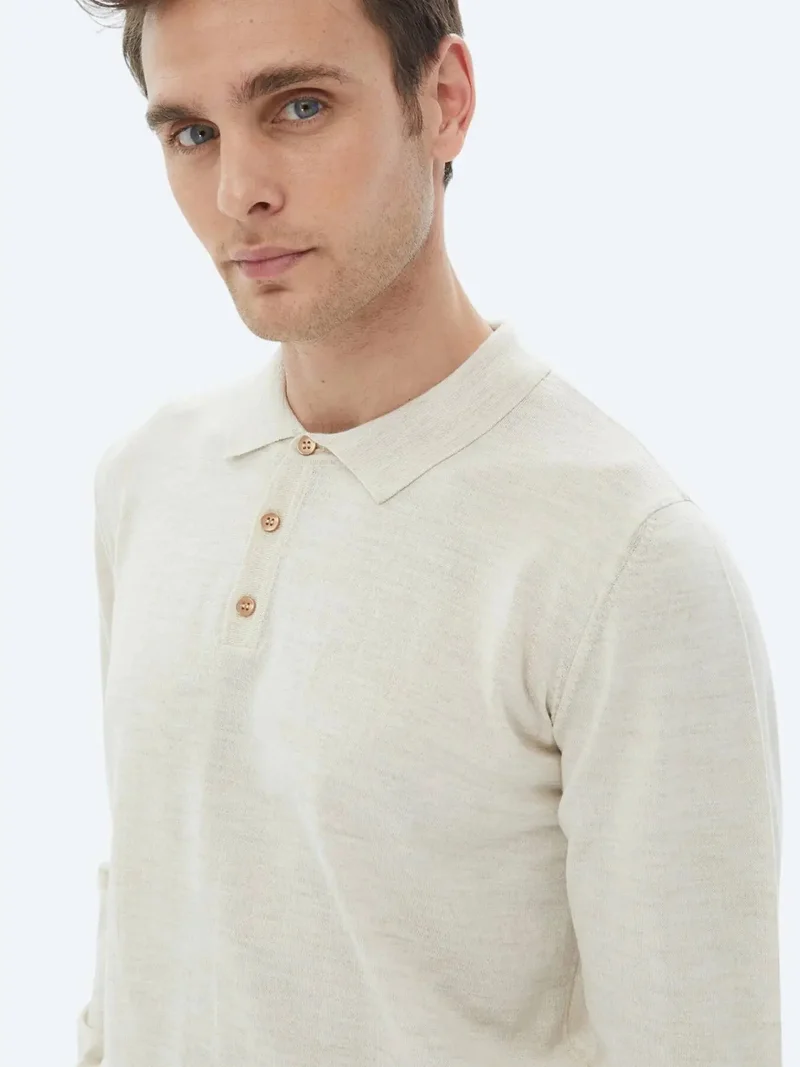 Kip Beige Knitwear Sweatshirt