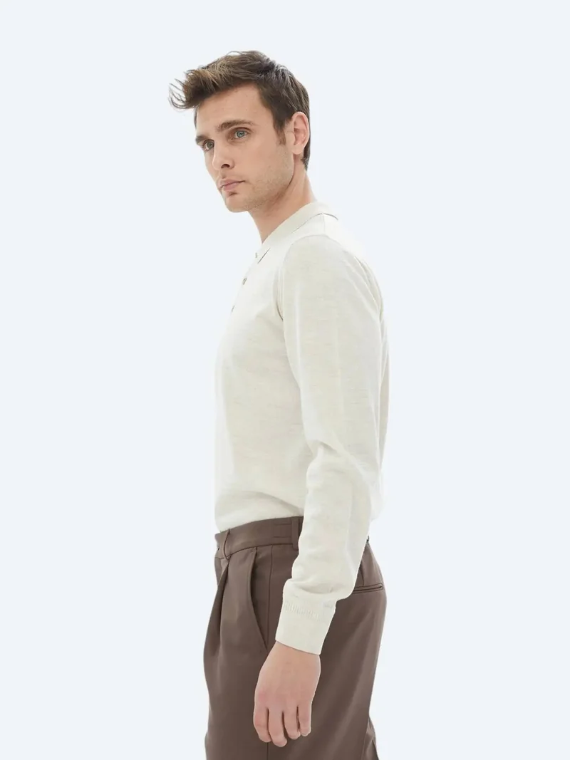 Kip Beige Knitwear Sweatshirt