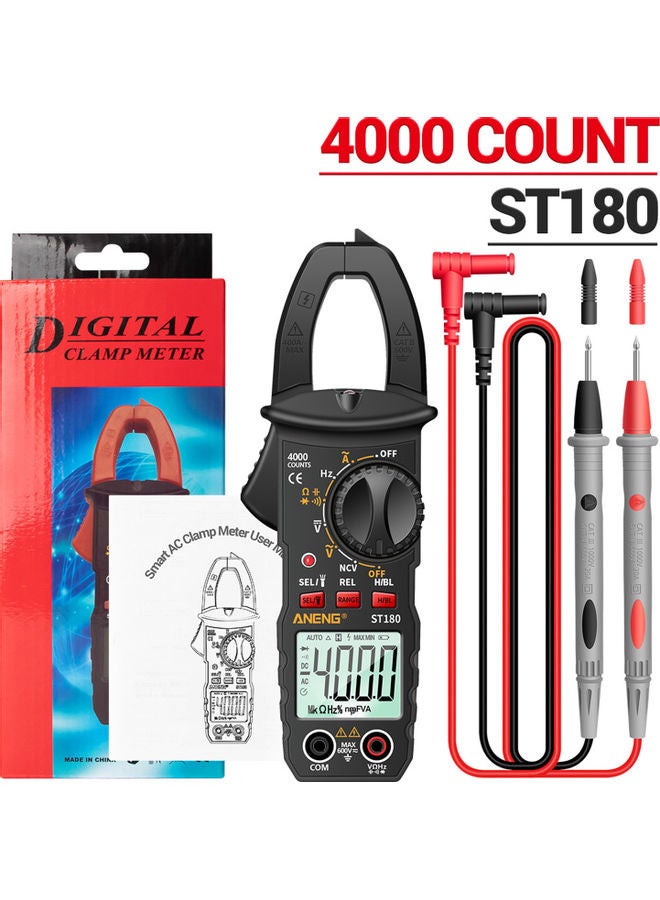 4000 Count Digital Clamp Meter Multicolour - Image 3