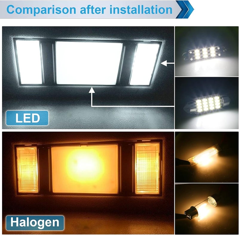 MbuyDIY LED Dome Light Bulbs Kit for Chevy Silverado & GMC Sierra - Image 2