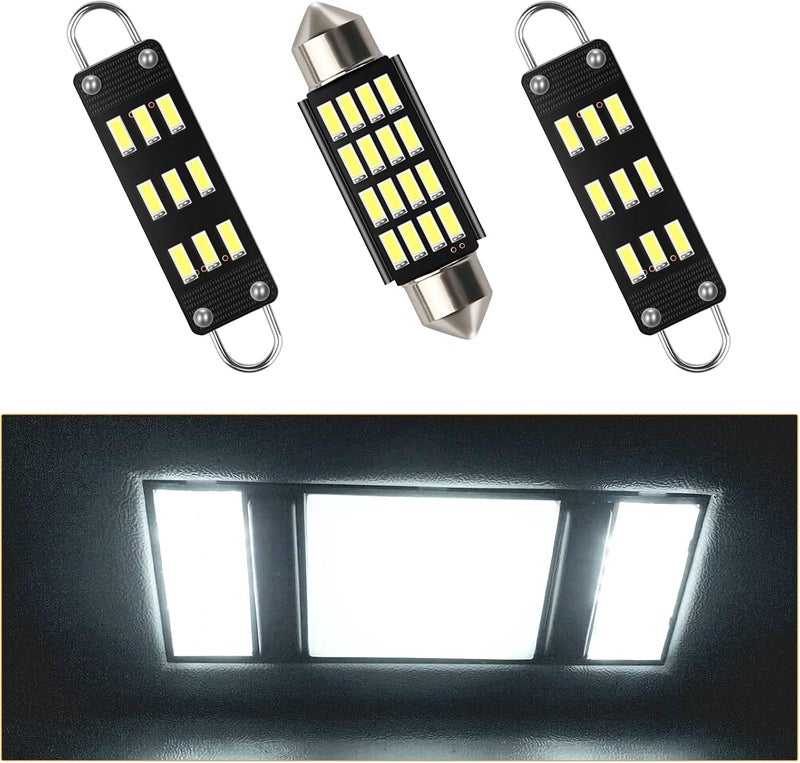 MbuyDIY LED Dome Light Bulbs Kit for Chevy Silverado & GMC Sierra - Image 1