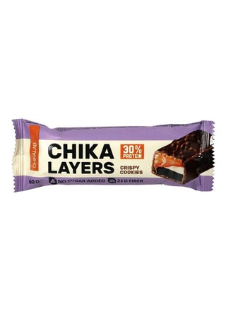 Chika Layers Protein Bar, Crispy Cookies, 1 Bar, High Fiber, 30% Protein - pzsku/Z63884C5DDA84EEA7F2C2Z/45/1746391476/f13a3d29-6e9e-4947-a428-0546fbb2c75f