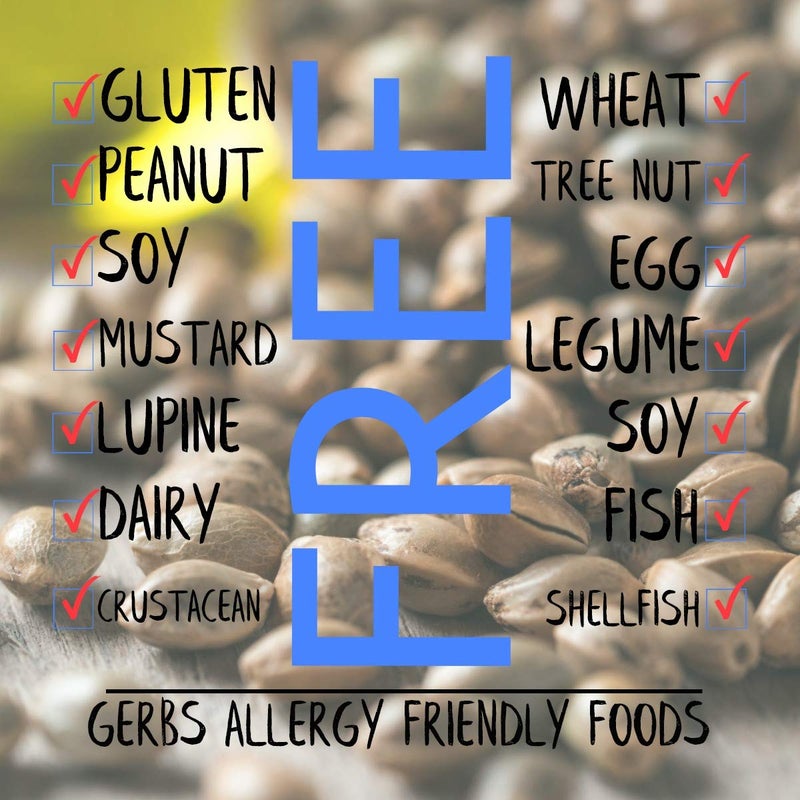 GERBS Roasted Unsalted Whole Hemp Seeds 4 lbs. | Dry Roasted, Resealable Bag | Bold, Nutty Flavor & Crunch | Top 14 Allergen-Free - Image 4